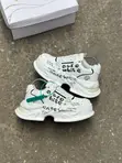 Gaze White Chunky Platform Designer Sneakers - 2