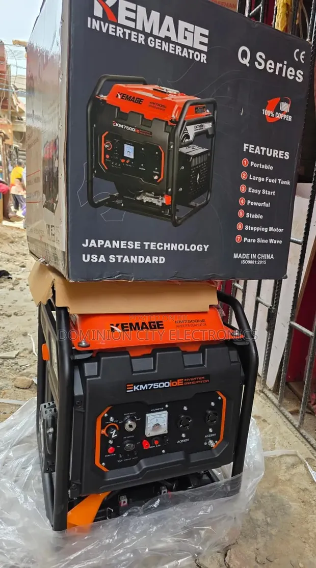 Kemage 5.5KVA Inverter Petrol Generator - 1