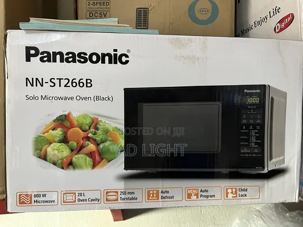Panasonic Solo Microwave Oven 20L - 800W - NN-ST266B (Black) - 1