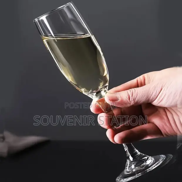 Acrylic Champagne Flutes (Unbreakable) - Set of 6 - 1