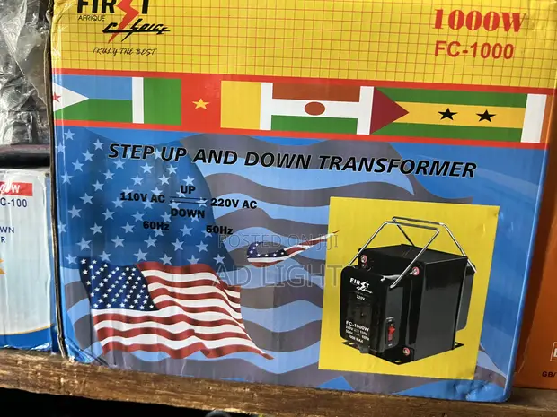 First Choice Afrique 1000W Step-Up/Down Transformer FC-1000 - 1