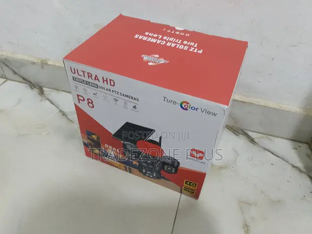 Triple Lens Outdoor Solar PTZ Security Camera - 1
