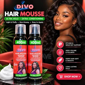 DIVO Hair Mousse - Ultra Hold Wrap/Set Mousse 400ml