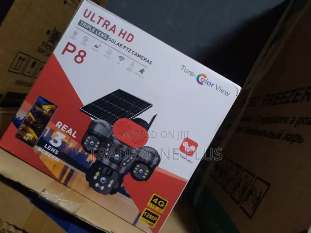 Kamara ta Waje ta Solar mara waya ta PTZ - Gilashin Uku - 1