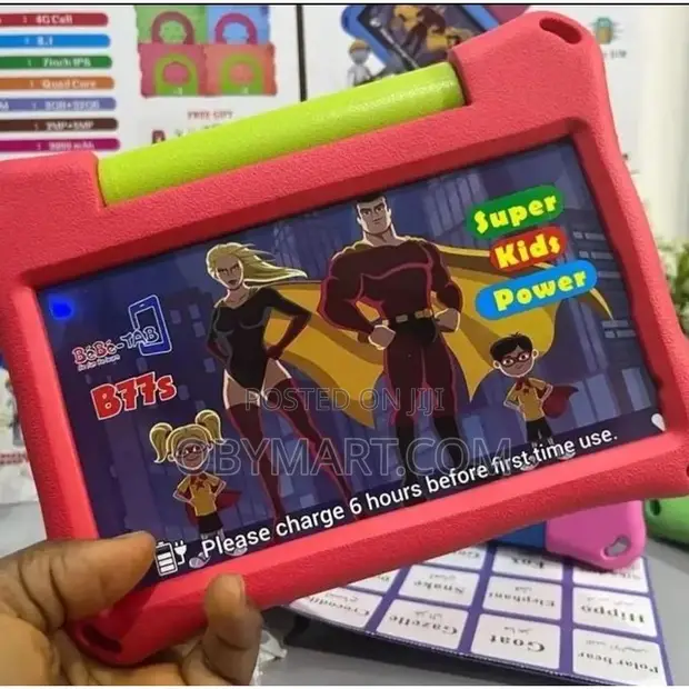 New Bebe B77 256GB Blue Kids Learning Tablet - 1