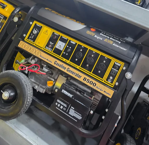 8.5kva Firman Black Petrol Generator (Key Start) - 1