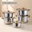 5-in-1 Bakin Karfe Mai Girma don Miyar Miyau (18-26cm) - 2