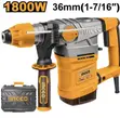 Ingco Hammer Drill 1800W, 36mm Concrete Capacity - 3