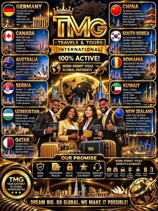 Gaskiyar Visa Aikin Yi - TMG Travels - 1