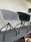 Modern Rolling Swivel Bucket Chairs - Ergonomic Curve - 1