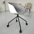 Modern Rolling Swivel Bucket Chairs - Ergonomic Curve - 3