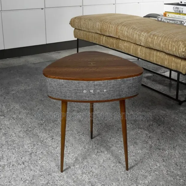 Smart Coffee Table with Wireless Charging & Bluetooth Speaker - 1