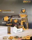 Ingco 26mm Cordless Rotary Hammer Drill - Brushless, 20V - 2