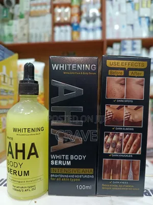 AHA White Body Serum - Intensive Brightening Moisturizing Serum