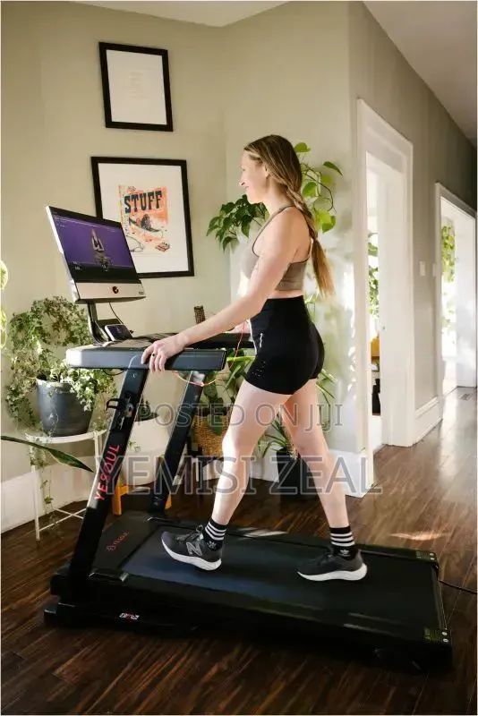 Pro Tech 5HP Treadmill with TV Mirror Screen - 1
