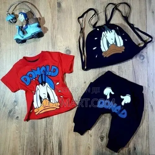 Boy's 3-in-1 Red Mickey Mouse Bump Set with Bag - 1