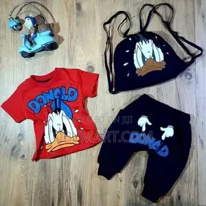 Boy's 3-in-1 Red Mickey Mouse Bump Set with Bag