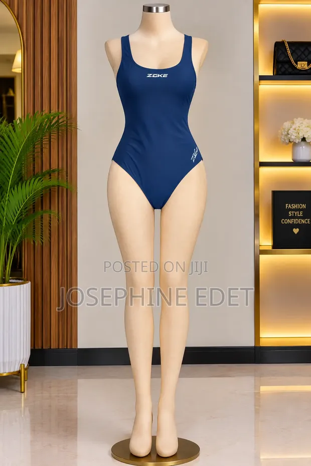 Women's Blue One-Piece Swimsuit - Size XXL - 1
