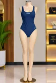 Women's Blue One-Piece Swimsuit - Size XXL - 1