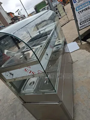 Foreign Food Warmer with Table - 5 Plates