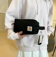 Luxury Carhartt Handbag - Black Genuine Leather - 3