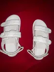 Handmade Leather Sandals - White - 1