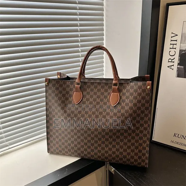 Stylish Multicolored Tote Handbag - 1