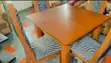 Neatly Used Wooden Dining Set - 3