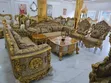 Luxury 10-Seater Sofa Set with Side and Center Tables - 1