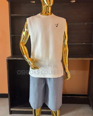 Oshioks Collections Unisex Cream Tank Top