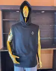 Oshioks Collections Black Sleeveless Hoodie - 1