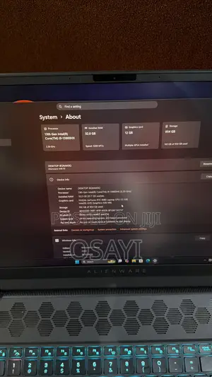 Alienware M16 R1 Laptop - 32GB RAM, Intel Core i9, 1TB HDD+SSD