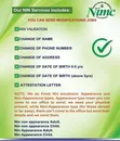Sabis na Asali na NIN Filastik Card - 4