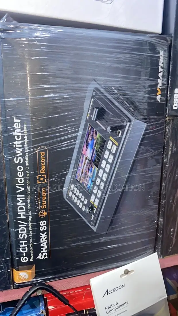 AVMATRIX Shark S6 Mai Haɗa Bidiyo Mai Tashoshi 6 - 1