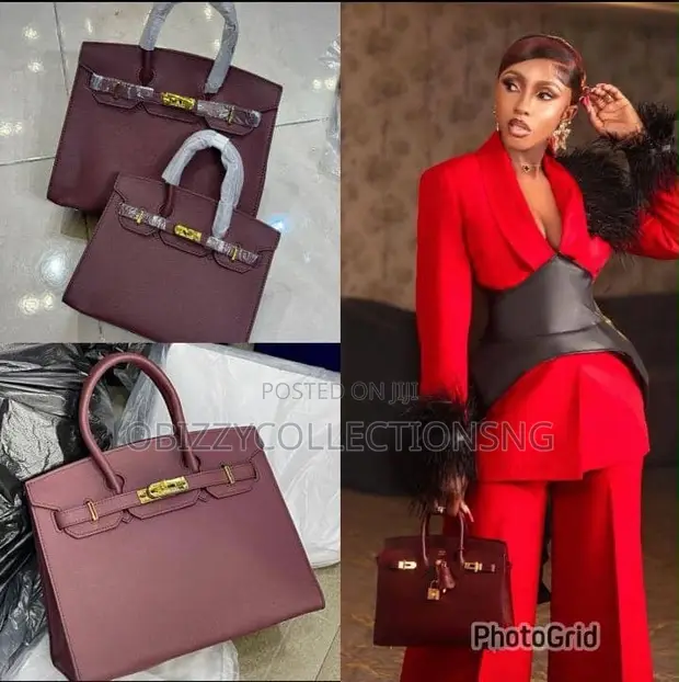 Luxury Hermes Leather Bag - 30cm - 1