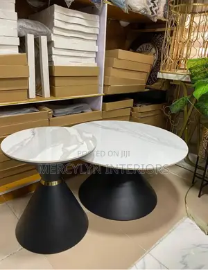 2-in-1 Marble Center Table