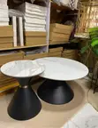 2-in-1 Marble Center Table - 1