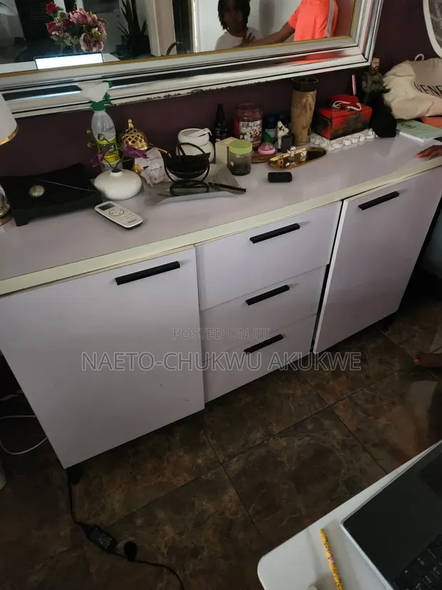 Home Interiors Dining Chest Cabinet - White - 1
