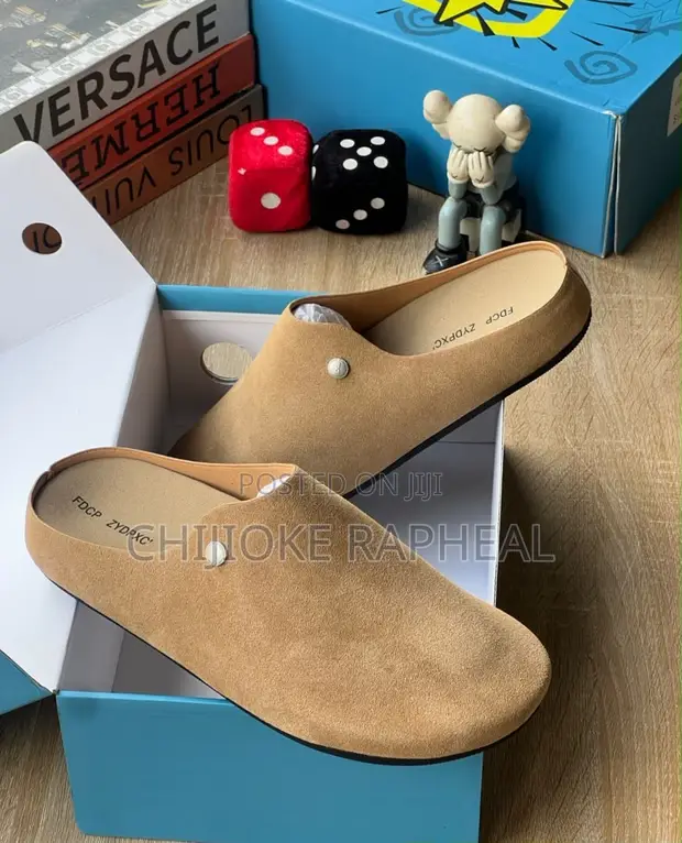 FDCP Zydpxc Premium Suede Mule Clogs - 1