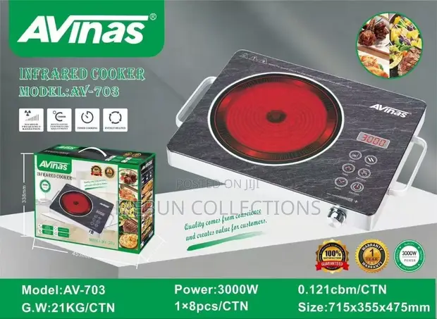 Avinas Single Infrared Cooker AV-703 - 1