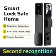 Tuya Smart Door Lock: Palm, Face Recognition, Waterproof - 2