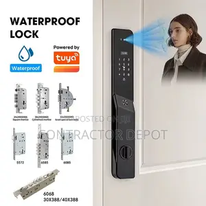 Waterproof Smart Fingerprint Lock with 3D Face Recognition