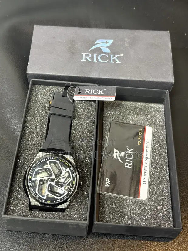 Rick Luxury Spinning Wheel Analog Quartz Men's Watch - 1