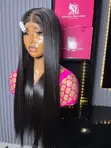 22" SDD Bone Straight Wig tare da 2x6 Closure, 200g - 2