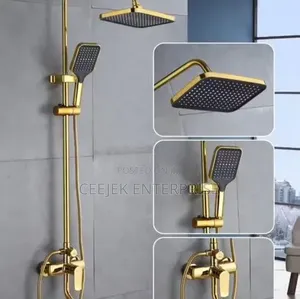 Master Gold Standing Shower System