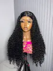 26" SDD French Curl 300g Wig with 5x5 Closure - 1