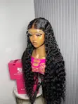 30" SDD Peruvian Signatures Deep Wavy Gashuwa tare da 5x5 Closure (300g) - 1