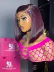 10" SDD Bone Straight Wig with 5x5 Closure Mini Frontal, 200g - 3