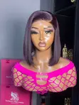 10" SDD Bone Straight Wig with 5x5 Closure Mini Frontal, 200g - 4