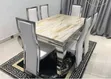 Home Interiors 6 Seater Marble Dining Table - 2